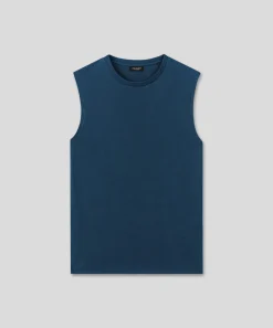 Discount T-shirt sans manches en coton organique