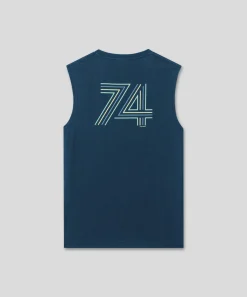 Discount T-shirt sans manches en coton organique