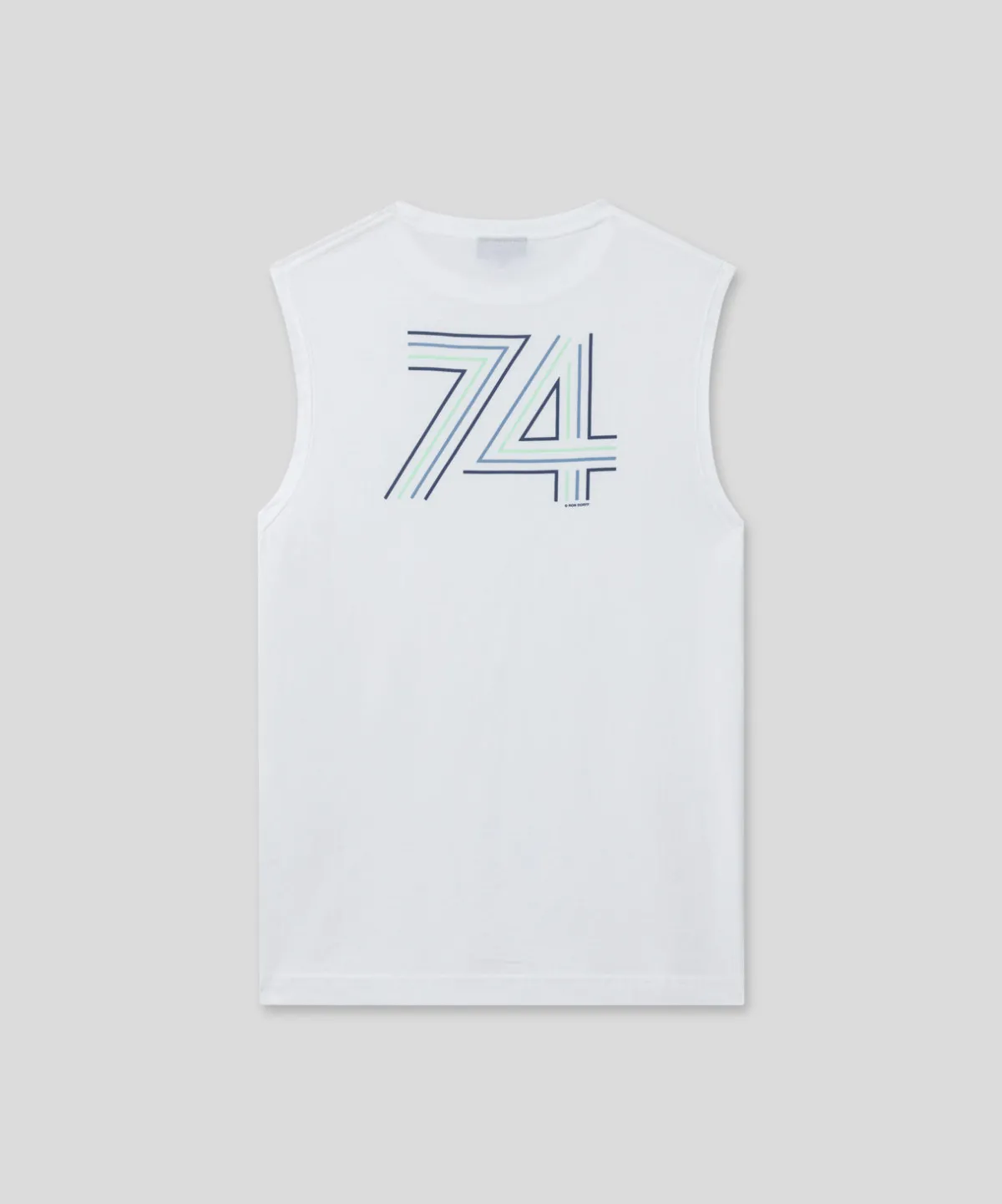Online T-shirt sans manches en coton organique "74" T-Shirts | T-Shirts D'Intérieur