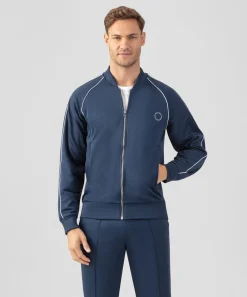 Clearance Veste en coton avec passepoil Vestes